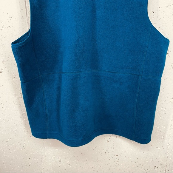 L. L. Bean Men's Size XXL Nautical Blue Fleece Zip Up Vest - Picture 8 of 14